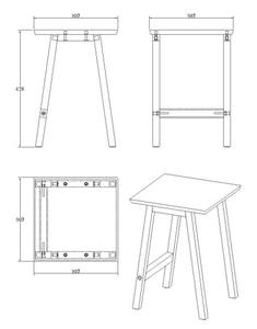 Qquare Large <b>Table</b> MDF in TOP K/<b>D</b> - Product Image 2