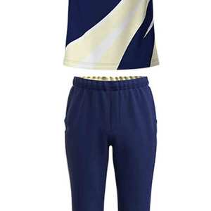 Ensemble de tenue de cricket personnalisable 100% polyester respirant, uniforme sublimé, imprimé avec le nom du joueur, uniforme de cricket pakistanais - Product Image 2