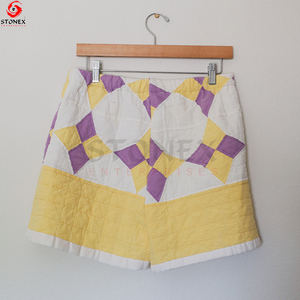 Short matelassé couleur sur mesure pour femmes dernière conception short de haute qualité à prix d'usine direct - Product Image 3