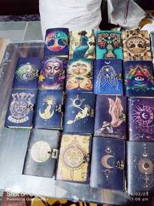 Diarios de cuero estampados con temática de bruja personalizada, temática celta y temática WICA, disponibles en varios diseños - Product Image 2