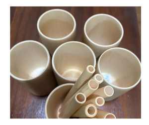 Tazas de bambú ecológicas de Vietnam de alta calidad, vasos para beber biodegradables perfectos para fiestas y suministros de exportación - Product Image 6