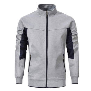 Suministro directo de fábrica de alta calidad logotipo personalizado impreso hombres chándales/Venta caliente última moda casual hombres chándales Full Zip V - Product Image 3