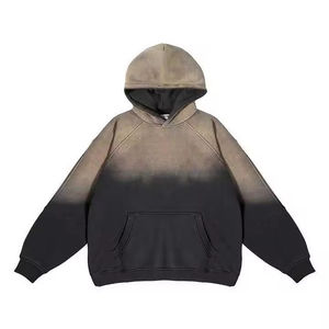 เสื้อฮู้ดแบบสวมหัวของผู้ชายทรงแบ็กกี้โอเวอร์ไซส์ออกแบบโลโก้ได้ตามต้องการ - Product Image 6