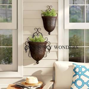 Creative Home Decor <b>Hanging</b> <b>Planters</b> <b>Indoor</b> <b>Planters</b> and Flower Pot for Home Brown Color Balcony Decor <b>Planters</b> in Low Price - Product Image 1