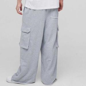 Pantalones Deportivos Holgados Extra Grandes Más Vendidos al por Mayor, Pantalones Casuales de Corte Holgado Lavados Personalizados para Hombre con Bolsillos Tipo Cargo - Product Image 5