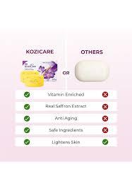สบู่หญ้าฝรั่นผสมน้ำมันมะกอก กรดโคจิก และหญ้าฝรั่นแท้ ขายส่ง ผู้จัดจำหน่ายระหว่างประเทศจากอินเดีย - Product Image 3