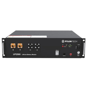 แบตเตอรี่ LiFePO4 แบบต่อพ่วงได้ รุ่น UP2500 48V 3kWh พร้อมระบบสื่อสาร CAN ติดผนังสำหรับพลังงานแสงอาทิตย์ - Product Image 1