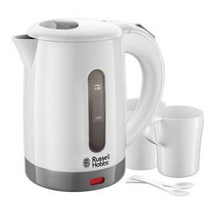 Hervidor de Viaje Russell Hobbs de 1000W, 850ml, Blanco, Modelo 23840 70 - Product Image 1