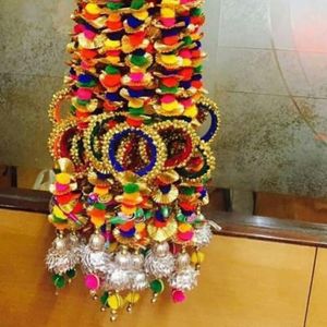 Soporte Decorativo para Flores de Boda Hecho a Mano con Flores de Plástico Ecológicas en Color Dorado para Decoración de Bodas y Hogar - Product Image 3