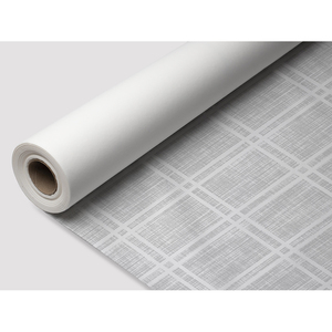 Rollo de Mantel Estampado Gris Menorca Blanco 1x25m Bambulux Eco B2B - Product Image 1
