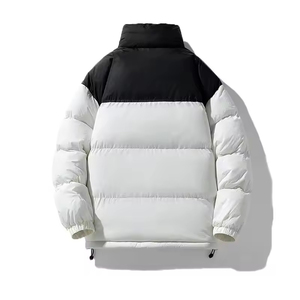 Veste polaire en tissu polyester personnalisé brillant de nouveau style pour hommes veste en duvet d'hiver de haute qualité tissée vente en gros - Product Image 2
