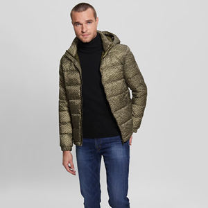 Vente en gros de doudounes d'hiver personnalisées pour hommes veste en duvet vierge veste en duvet de haute qualité style mode grande taille veste en duvet - Product Image 4