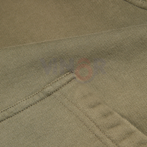 Pull à capuche décontracté à motif uni pour hommes 100% coton polyester polaire Logo personnalisé Design hiver sweat à capuche thermique motif imprimé - Product Image 3