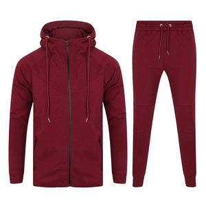 Survêtements sportifs streetwear légers personnalisés à fermeture éclair intégrale avec poche sur la manche, respirants, 100 % coton biologique, à capuche, séchage rapide - Product Image 4