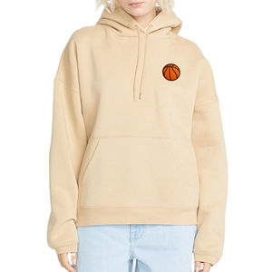 Acheter sweat à capuche 100% coton qualité luxe pour femmes personnalisé surdimensionné Street Wear pull avant logo lourd luxe style coréen - Product Image 1