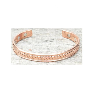 Brazalete Magnético de Diseño Bohemio 100% Cobre, Nuevo 2021, con Patrón de Bolas para la Artritis, Budista, por Decor World Expo - Product Image 1