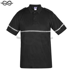 เสื้อลาดตระเวนจักรยานพร้อมแถบสะท้อนแสงแขนสั้นมองเห็นได้ชัดเจนเสื้อนิรภัยเพื่อความปลอดภัยในการปั่นจักรยาน - Product Image 3