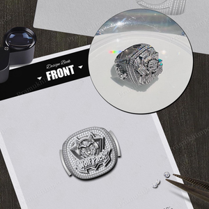 Colgantes de Moda con Diamantes de Moissanita VVS, Chapados en Oro, Estilo Hip Hop, Completamente Engastados, Joyería Personalizada para Fiestas - Product Image 4