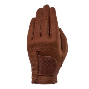 Guantes de golf de diseño de fabricante 2025 Guantes de golf de cuero Cabretta con logotipo personalizado de alta calidad Guantes deportivos de servicio directo OEM - Product Image 5