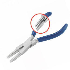 Pince à boucler en acier inoxydable à mâchoire inférieure concave 140MM pour la fabrication de colliers - Product Image 1