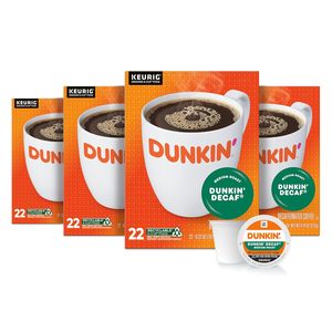 Café Descafeinado Tostado Medio Dunkin', 22 Unidades (Paquete de 4) - Product Image 3