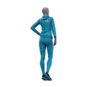 Ensemble de yoga léger taille haute pour femmes, grande taille, sans couture, respirant, extensible dans les quatre sens, leggings de sport imprimés, sweats à capuche pour la course à pied - Product Image 3
