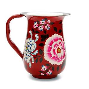 Jarra de agua con mango en relieve, jarra de agua con estampado personalizado, colorido, Diamante Original Internacional, Vintage, venta al por mayor - Product Image 5