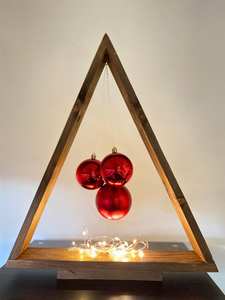 CHERRY CHRISTMAS <b>TREE</b> ECO FRIENDLY <b>DECORATION</b> HANDMADE GIFT Ornamental Wooden <b>Tree</b> Made in Cherry a <b>Tree</b> for Any Season - Product Image 3