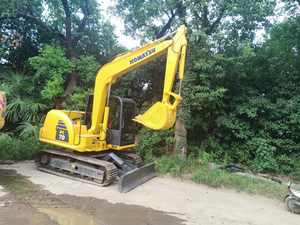 Pelleteuse sur chenilles Komatsu originale fabriquée au japon PC70-8 99% nouvelle mini pelle de 7 tonnes avec moteur et pompe 0.65m seau 70KW puissance - Product Image 3