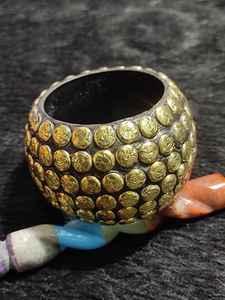 Brazalete de latón crudo de 69mm, brazalete de incrustaciones, brazalete de canal en blanco, pulsera ancha hecha a mano, latón crudo - Product Image 3