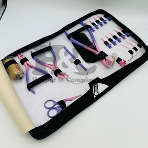 อุปกรณ์ต่อผมสีชมพูอุปกรณ์ต่อผมลูกปัดขนาดเล็กทำจากสเตนเลสชุดแต่งผมมิงค์แบบยั่งยืนสินค้าใหม่ - Product Image 2