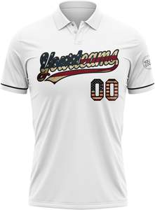 Polos de golf OEM para hombres y mujeres Uniforme deportivo con logotipo bordado personalizado con material de secado rápido - Product Image 2