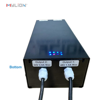 Mini UPS Mylion MU248 con Batería LiFePO4 de 24V 3A y 48V 1A, Monofásico, Carcasa Anti-Incendios, Energía de Respaldo para Dispositivos IoT y Telecomunicaciones