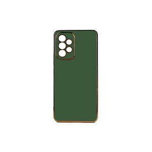 Coque pour Samsung Galaxy A33 5G NXXA, texture écorce vert foncé, coque arrière en silicone souple, styles translucides pour les modèles A17 A53 - Product Image 1