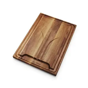 Tabla de quesos rectangular decorativa para verduras y frutas Tabla de cortar de madera para fabricante y proveedor de cocina