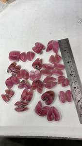 คู่อัญมณีโคบอลต์สีชมพูธรรมชาติสำหรับทำเครื่องประดับตัดทรงรีตัดเหลี่ยมตัดลูกแพร์ - Product Image 2