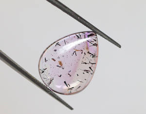 Fantastique Super Seven Gemstone Poire Forme Lisse Poli Mélodie Super Seven Cabochon Lepidocrocite Rutile Super 7 Pierre - Product Image 2