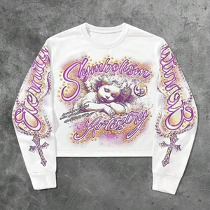 Jésus-Christ sublimé sweat-shirt en polyester personnalisé pour unisexe coupe confortable impression de logo personnalisé - Product Image 1