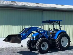 New-Hollands d'occasion 4X4WD tracteur agricole de qualité 4X4WD avec boîte de vitesses composants du noyau pompe incluse-bon prix - Product Image 5