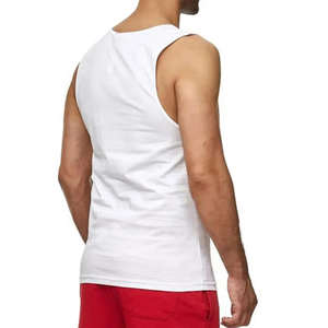 Débardeur maille séchage rapide logo OEM débardeur en coton uni musculation personnalisé Fitness Stringer Gym Sport débardeur pour hommes - Product Image 5