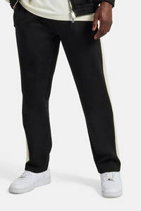 OEM Custom <b>Black</b> Contrast Panel <b>Jacket</b> & Jogger Embroidery New Design 100% Cotton <b>Men</b> Sweatsuits Zip Up Tracksuit Set For <b>Men</b> - Product Image 6