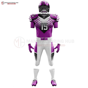Nouvelle conception à la mode uniformes de football américain impression personnalisée sublimée uniformes de football américain pour les ensembles d'équipe - Product Image 3
