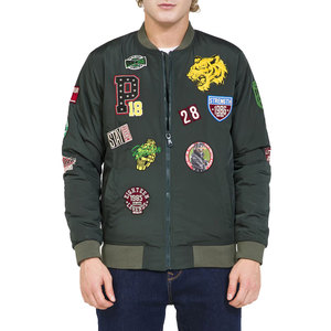 Veste bomber en toile pour homme de bonne qualité à prix compétitif avec col montant, design imperméable et écologique, service OEM en gros - Product Image 2