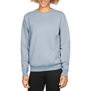 2025 personalizado 100% algodón polar cuello redondo venta al por mayor bordado impreso alta calidad señoras Color sólido ropa de invierno sudaderas - Product Image 4