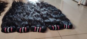 Venta al por mayor de extensiones de cabello Remy indio de alta calidad suelta estilo de onda profunda crudo sin procesar Paquete de un solo donante - Product Image 6