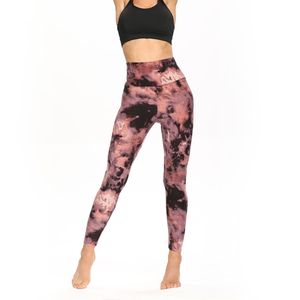 Leggings Personalizadas al por Mayor de Alta Calidad para Mujer, Diseño Tie Dye, Cintura Alta, Ropa Deportiva de Verano - Product Image 2