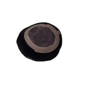 Toupet en cheveux humains à base mono, perruque à base mono, prothèse capillaire en cheveux humains, taz hair bd - Product Image 6