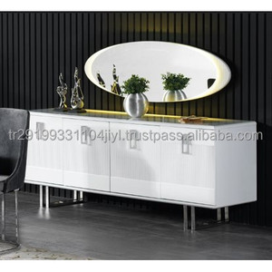 Mesa Consola Blanca Elips de Athome Furniture, Procedente de Turquía, para Comedor - Product Image 1