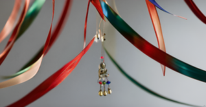 Colgante de Pared Estilo Vintage Indio Hecho a Mano, Cadena Decorativa de Metal y Cuentas para Decoración del Hogar - Product Image 5