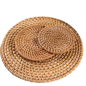 Handmade Woven Dining <b>Place</b> <b>Mats</b> Classic Style <b>Rattan</b> Centerpiece Decoration Viet Nam Made Dish Placemat Plate <b>Mat</b> for Dinner - Product Image 6